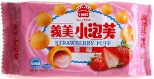 義美草莓小泡芙 57g - Sense Foods
