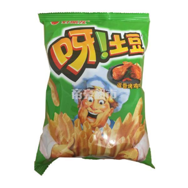 好丽友 呀土豆 滋香烤鸡味  70g