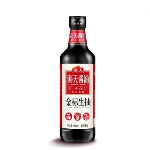 海天金标生抽 酱油500ml