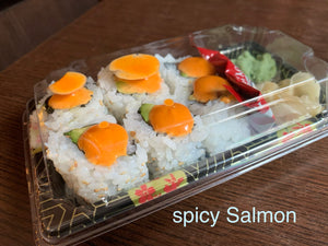 Spicy Salmon Roll (6pcs) - Sense Foods