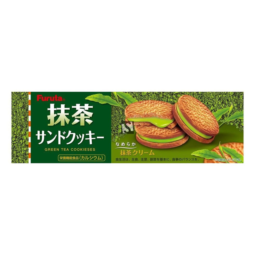 Furuta Matcha sandwich biscuit 日本抹茶饼干 87g