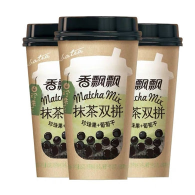 香飘飘抹茶双拼（珍珠果+葡萄干）奶茶 85g