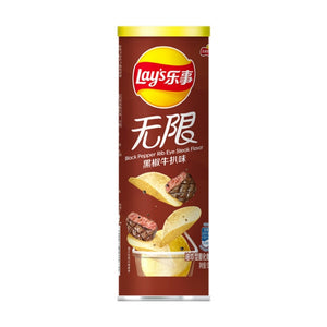 乐事无极限黑椒牛扒味 104g