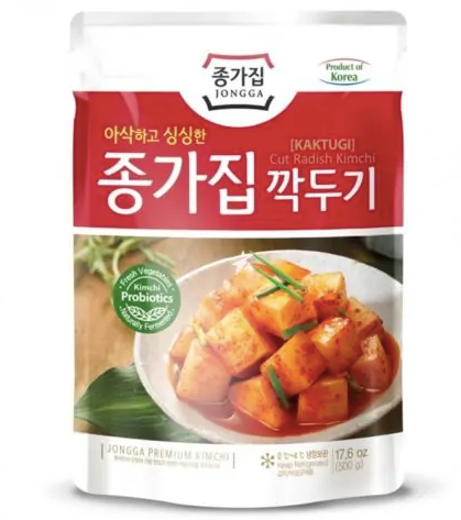 chongga宗家萝卜干 radish kimchi 500g