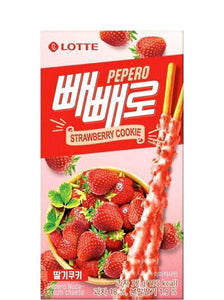 Pepero Strawberry Cookie 37g - Sense Foods
