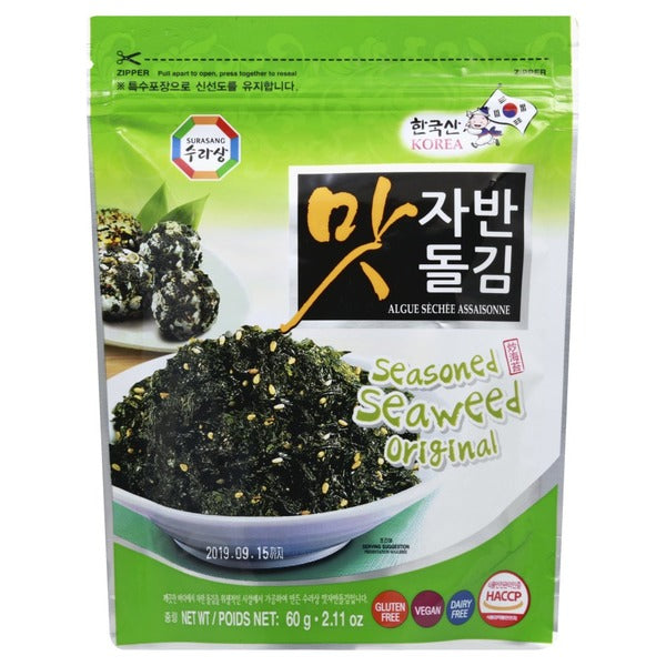 拌饭海苔seasoned seaweed original 60g - Sense Foods