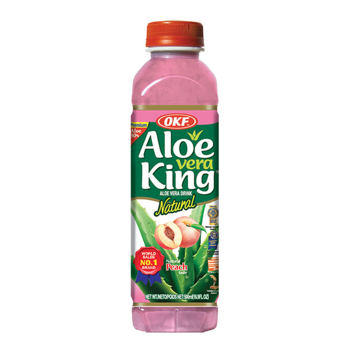 OKF Aloe vera 芦荟汁 桃子味 500ml