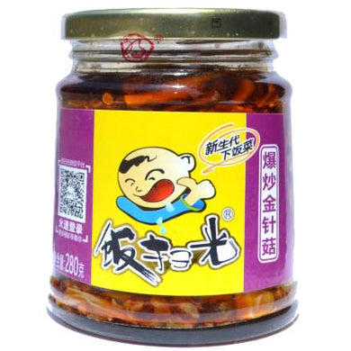 饭扫光爆炒金针菇280g - Sense Foods